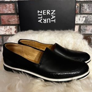 NATURALIZERS LEATHER SLIP ON SNEAKERS SHOES